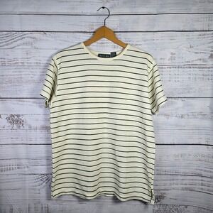 Cherry Stix Striped Knit Tee Size Medium Vintage 90s Minimalist‎ Grunge